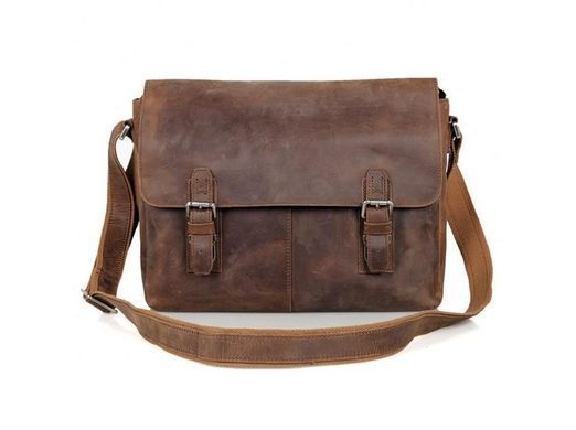 Мужская кожаная сумка мессенджер Tiding Bag 6002LR-2