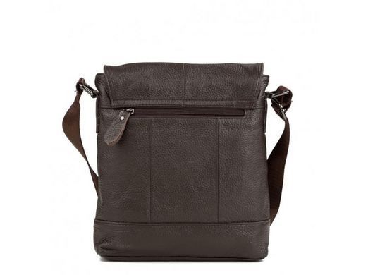 Мужской кожаный черный мессенджер Tiding Bag M38-3822
