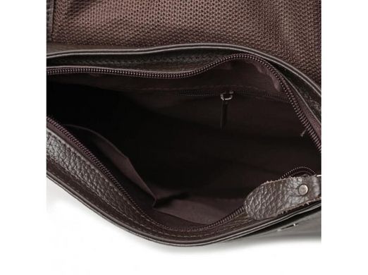 Мужской кожаный черный мессенджер Tiding Bag M38-3822