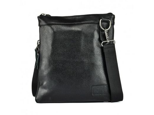 Мужской кожаный черный мессенджер Tiding Bag 6021A