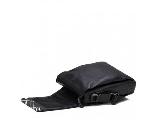 Мужской кожаный черный мессенджер Tiding Bag A25-8871A