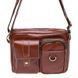 Мужской кожаный мессенджер Borsa Leather K16211-brown коричневый 2
