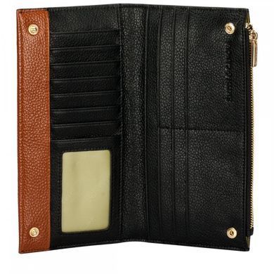 Кошелек женский кожаный Smith & Canova 26801 Althorp (Black-Tan)