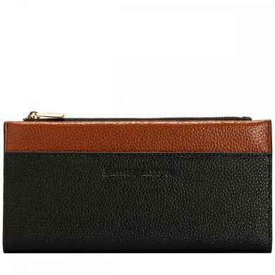 Кошелек женский кожаный Smith & Canova 26801 Althorp (Black-Tan)