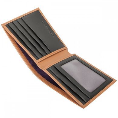 Портмоне мужское кожаное Smith & Canova 90015 Asquith (Black-Burgundy)