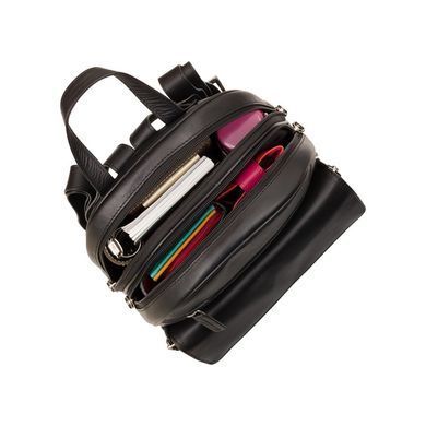 Рюкзак жіночий шкіряний Visconti 01433 Gina (Black)