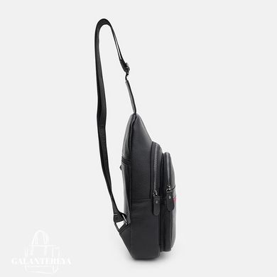 Рюкзак мужской кожаный Keizer K11022bl-black черный