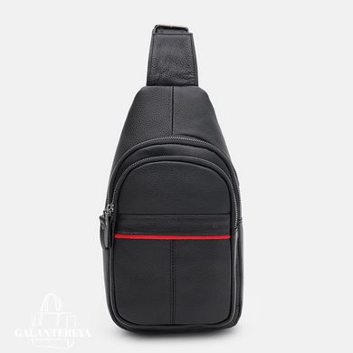 Рюкзак мужской кожаный Keizer K11022bl-black черный