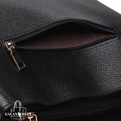 Женская кожаная сумка Ricco Grande 1L887-black черный