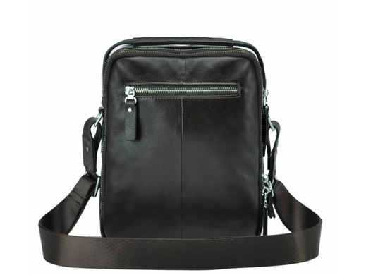 Мужской кожаный мессенджер Tiding Bag NM17-0097-2C коричневый