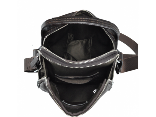 Мужской кожаный мессенджер Tiding Bag NM17-0097-2C коричневый