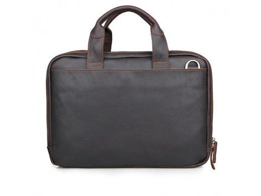 Кожаная мужская сумка для ноутбука Tiding Bag 7092Q коричневый