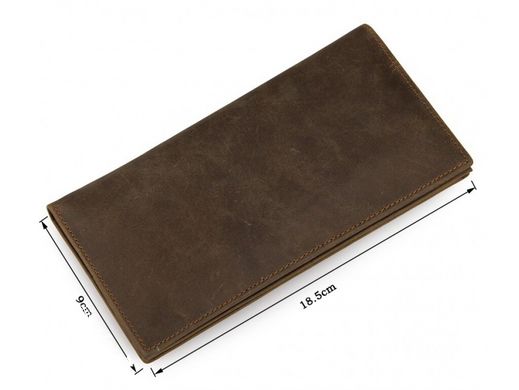 Мужское кожаное портмоне Tiding Bag 8100R коричневый