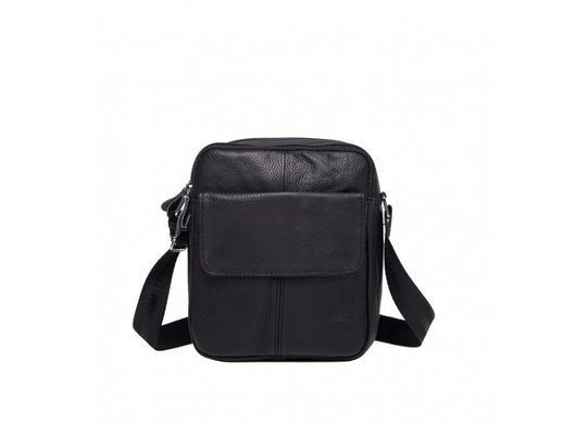 Мужской кожаный мессенджер Tiding Bag M38-1030A черный