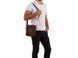 Мужской кожаный черный мессенджер Tiding Bag M38-3922 5
