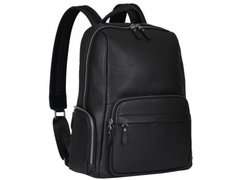 Мужской кожаный рюкзак Tiding Bag B3-167A черный