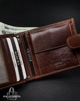 Кошелек мужской кожаный Badura N01L-VT-NL