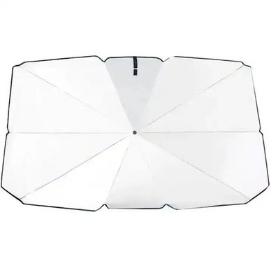 Зонт для автомобиля солнцезащитная шторка на лобовое стекло 85*145 D2093EL черный