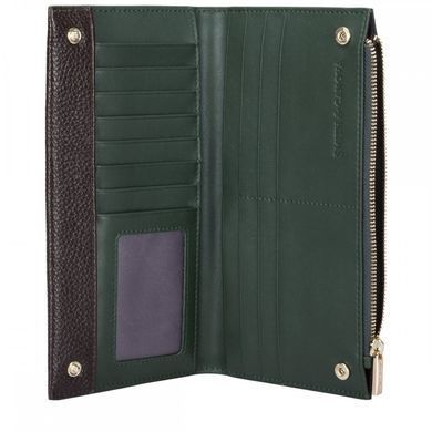 Кошелек женский кожаный Smith & Canova 26801 Althorp (Black-Tan)