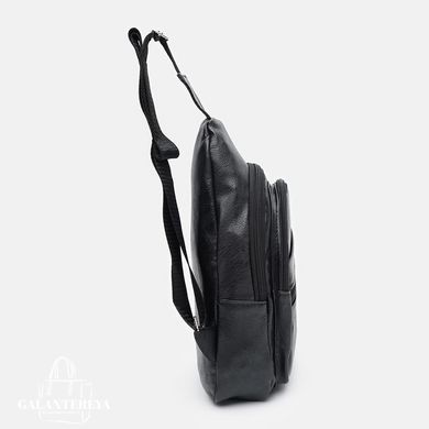 Рюкзак мужской кожаный Monsen C1922bl-black черный