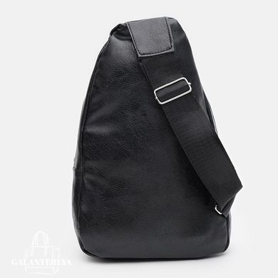 Рюкзак чоловічий шкіряний Monsen C1922bl-black чорний