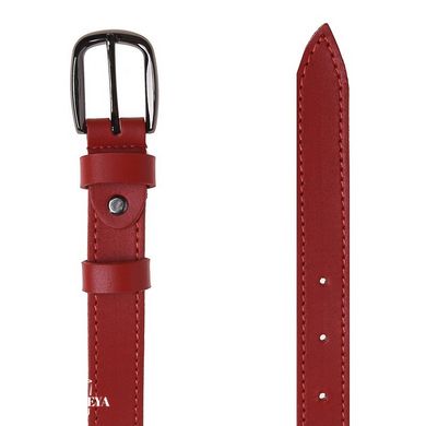 Женский кожаный ремень Borsa Leather br100vgenw23 красный