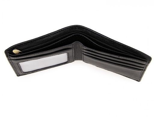 Мужское кожаное портмоне Tiding Bag 8086A черный