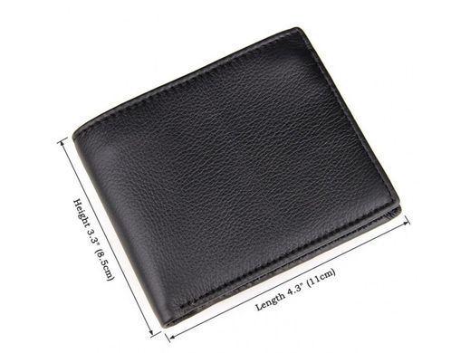 Мужское кожаное портмоне Tiding Bag 8086A черный