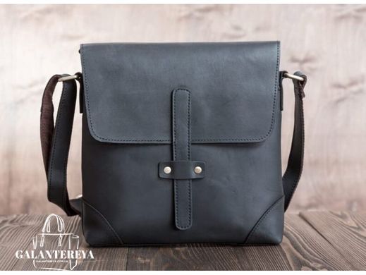 Мужской кожаный мессенджер Tiding Bag G1177B коричневый