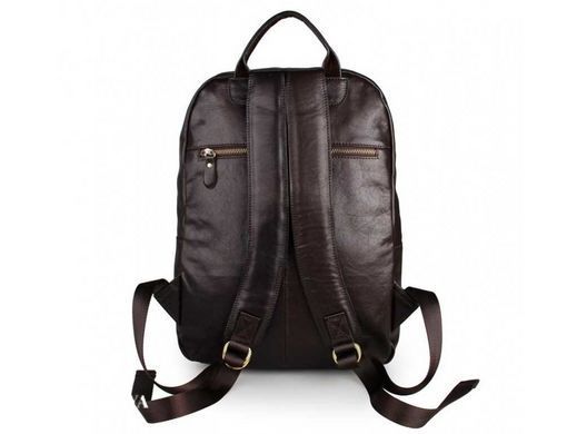Мужской кожаный рюкзак Tiding Bag 7313Q коричневый