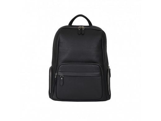 Мужской кожаный рюкзак Tiding Bag B3-167A черный
