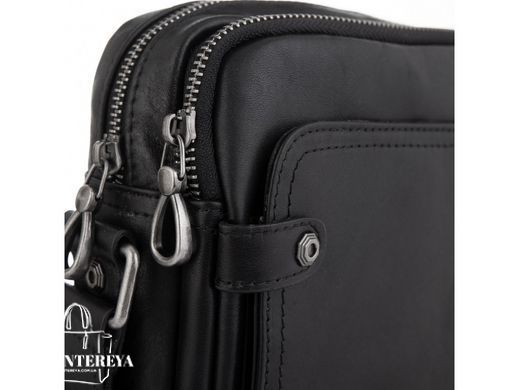 Сумка через плечо мужская кожаная Tiding Bag 8913A