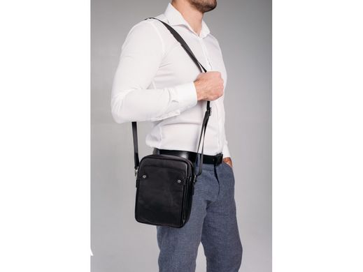 Сумка через плечо мужская кожаная Tiding Bag 8913A