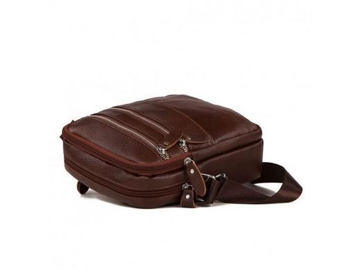 Мужской кожаный черный мессенджер Tiding Bag M38-3923