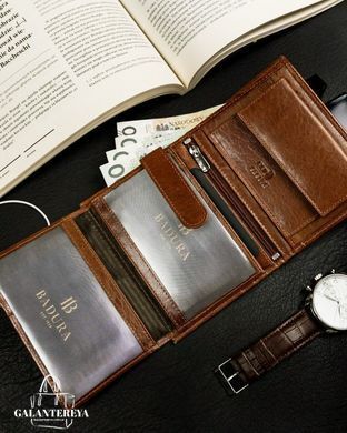 Кошелек мужской кожаный Badura B-N104-MIL