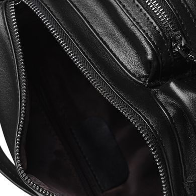 Мужская кожаная сумка Ricco Grande K16362-black черный