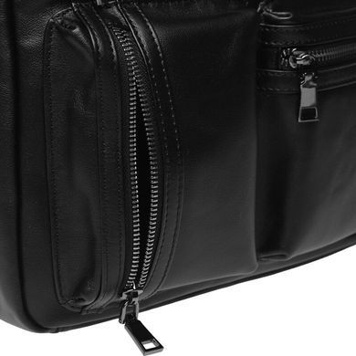Мужская кожаная сумка Ricco Grande K16362-black черный
