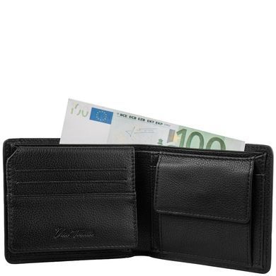 Мужской кожаный кошелек VITO TORELLI VT-2133-black