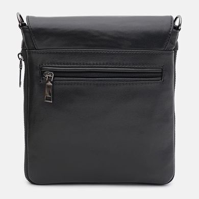 Сумка чоловіча шкіряна Ricco Grande T1tr0028bl-black чорний