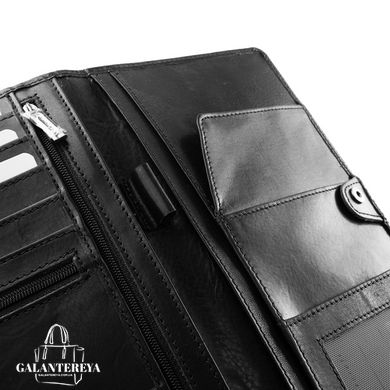 Гаманець для подорожей (тревелер) Smith & Canova 84052 Aspen (Black)