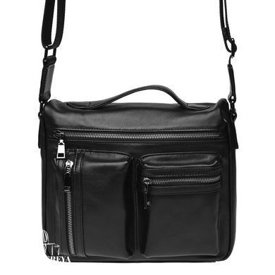 Мужская кожаная сумка Ricco Grande K16362-black черный