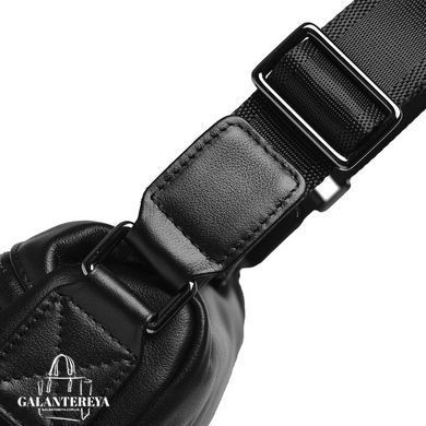 Мужская кожаная сумка Ricco Grande K16362-black черный