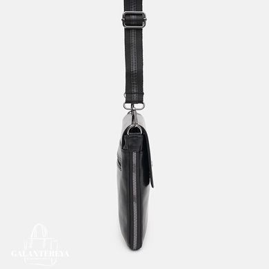Сумка мужская кожаная Ricco Grande T1tr0028bl-black черный
