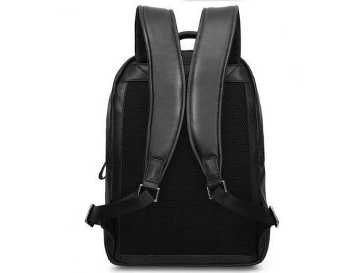 Мужской кожаный рюкзак Tiding Bag B3-1663A черный