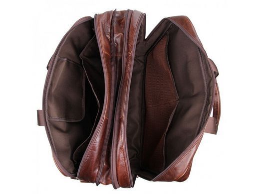 Кожаная сумка для ноутбука Tiding Bag 7343C коричневый