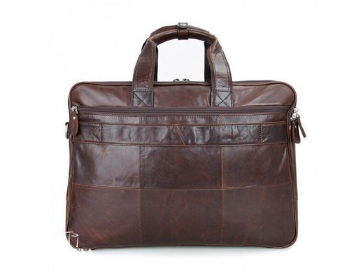 Кожаная сумка для ноутбука Tiding Bag 7343C коричневый