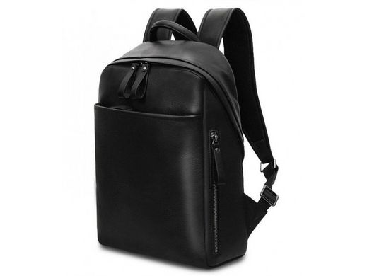 Мужской кожаный рюкзак Tiding Bag B3-1663A черный