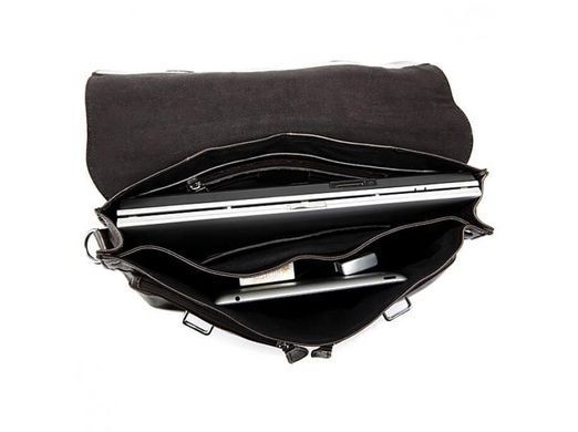 Мужская кожаная коричневая сумка Tiding Bag 6057J