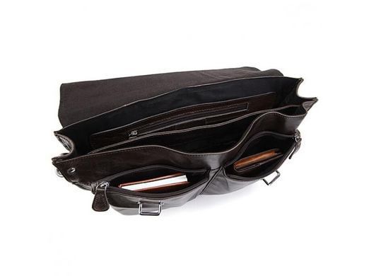 Мужская кожаная коричневая сумка Tiding Bag 6057J
