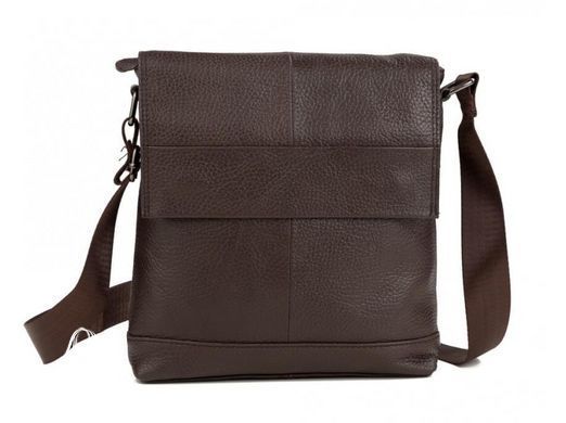 Мужской кожаный черный мессенджер Tiding Bag M38-8136